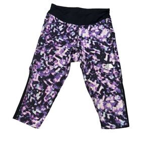 The North Face Girl’s Pulse Capri size small (7/8)  in purple + black